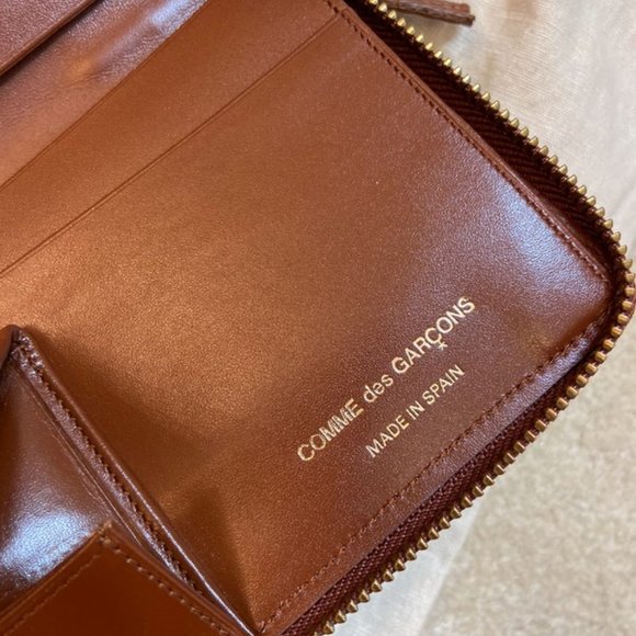 Commes des Garçon brown leather wallet - Picture 7 of 11